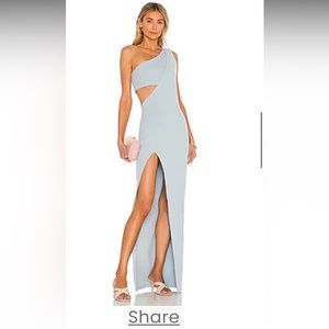X REVOLVE Time Stands Still Dress Powder Blue